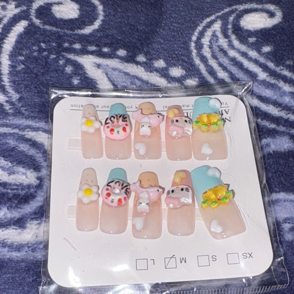 Cute Pastel Nail Art Set